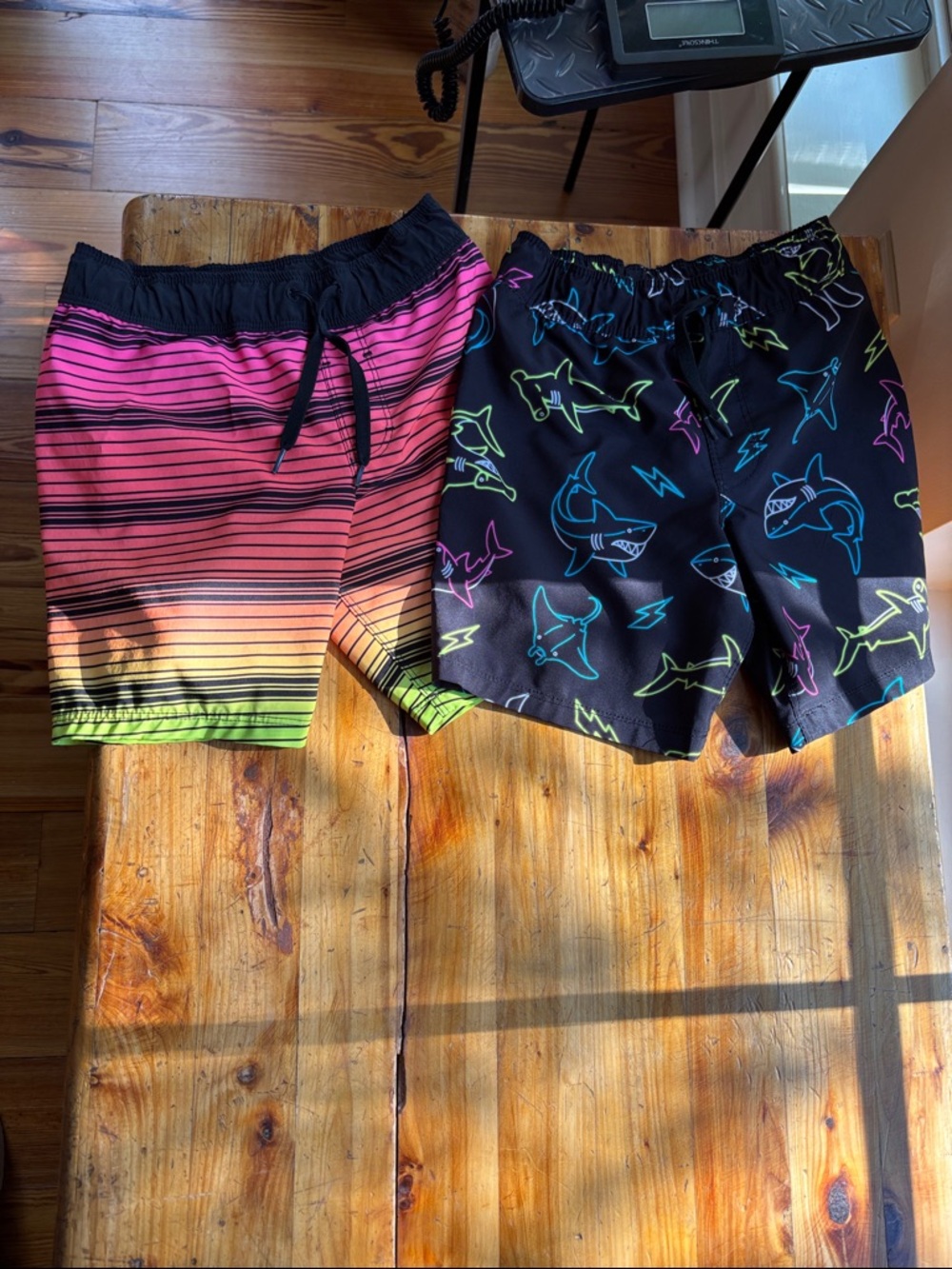 2 Hurley Boys Swim Shorts Size 4